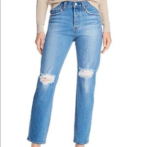 LEVI’S Wedgie High Rise Tapered Jeans